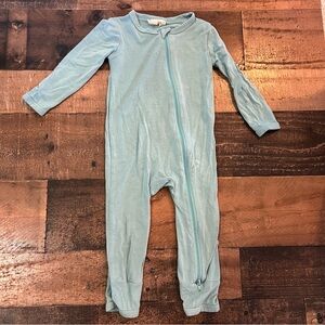 Kyte Baby Blue Zippered Romper (Size 18-24M)
